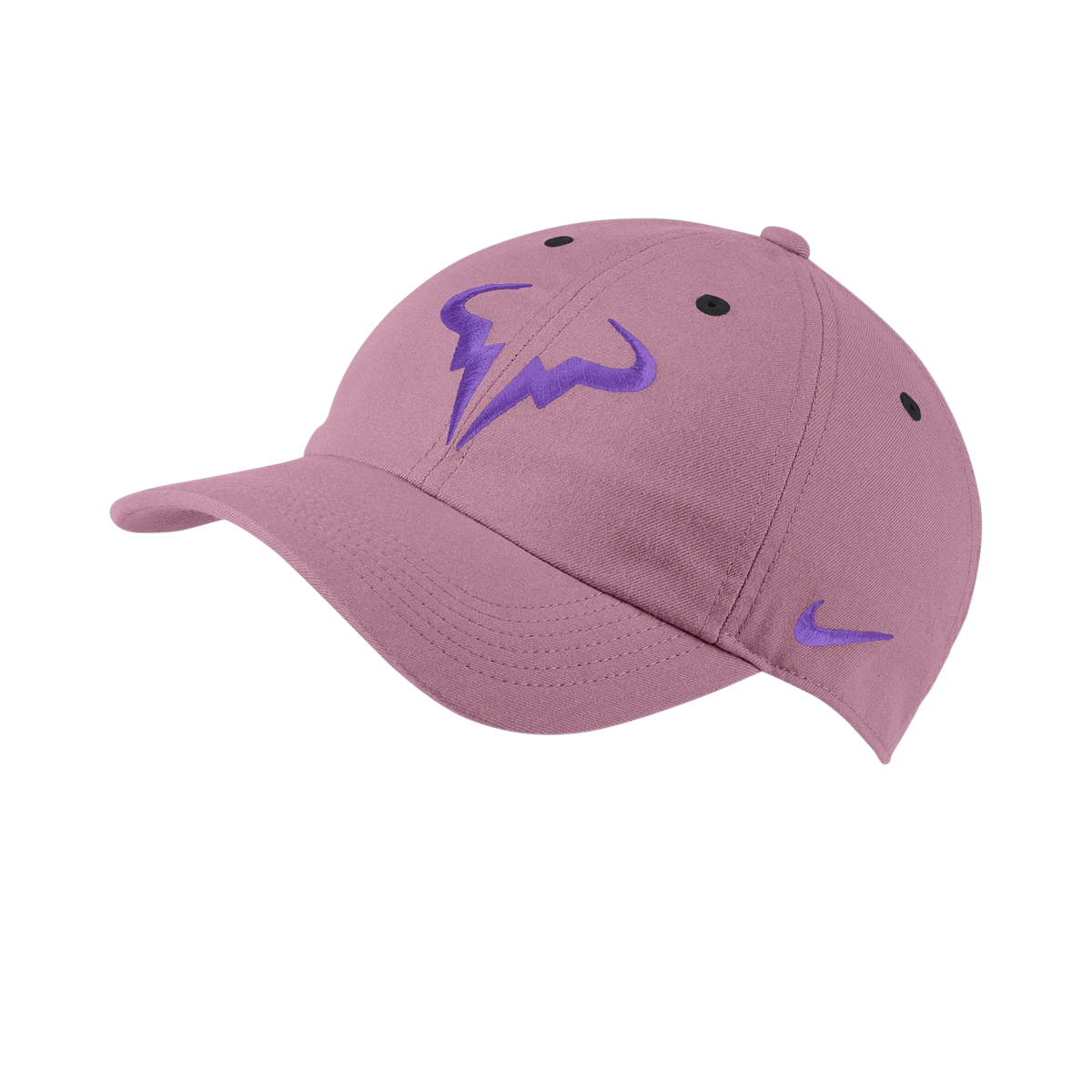 Nike AeroBill Rafa Heritage86 hat in Elemental Pink w/Wild Berry [850666-698] from the Summer 2021 tennis collection